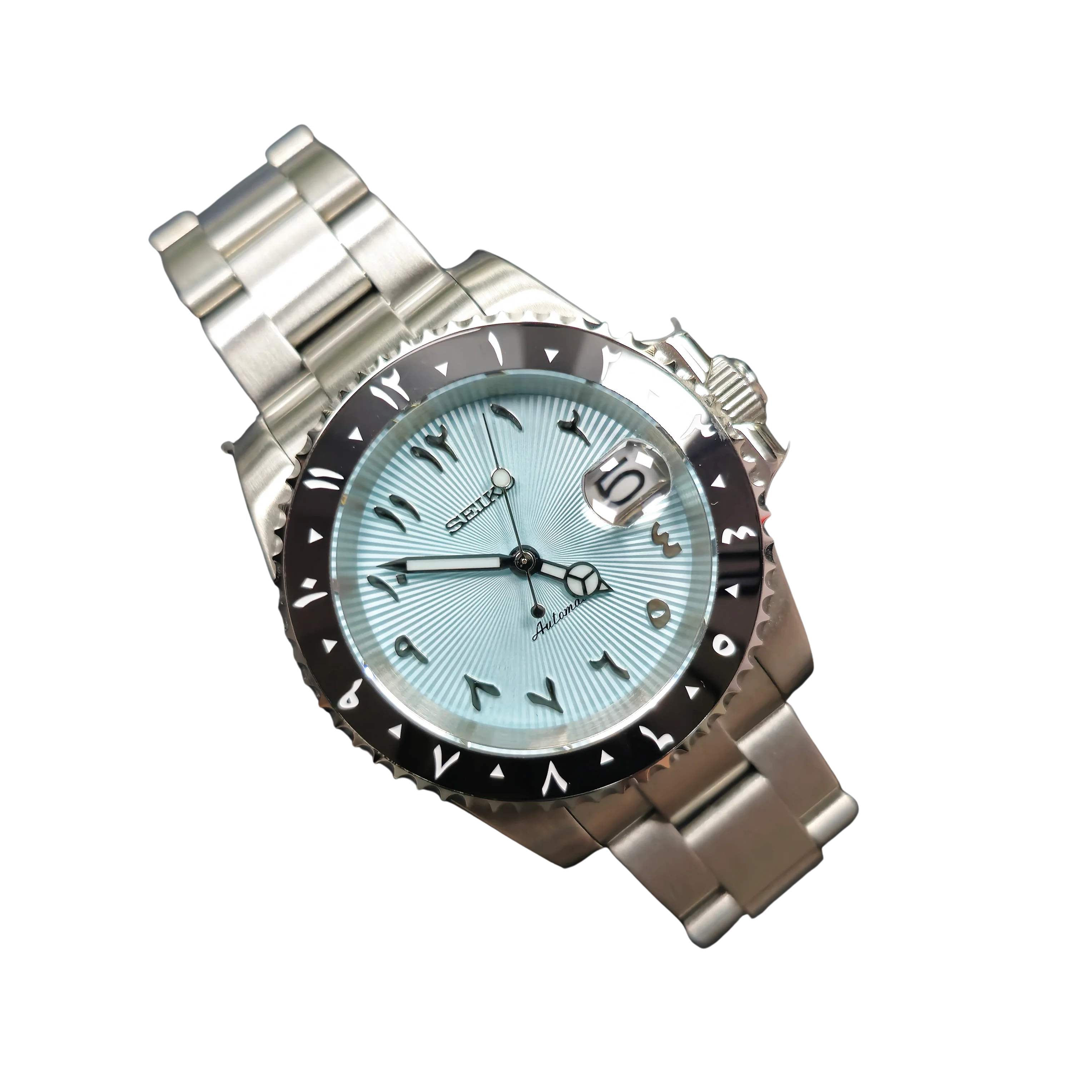 Submariner Ice Blue Arabic